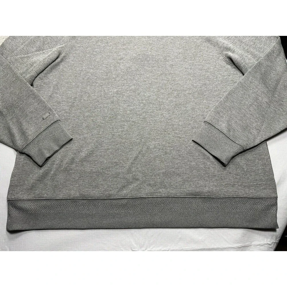 Nike Dri-Fit Golf 1/4 Zip Hooded Pullover Size XL Heathered Grey DN1906-003